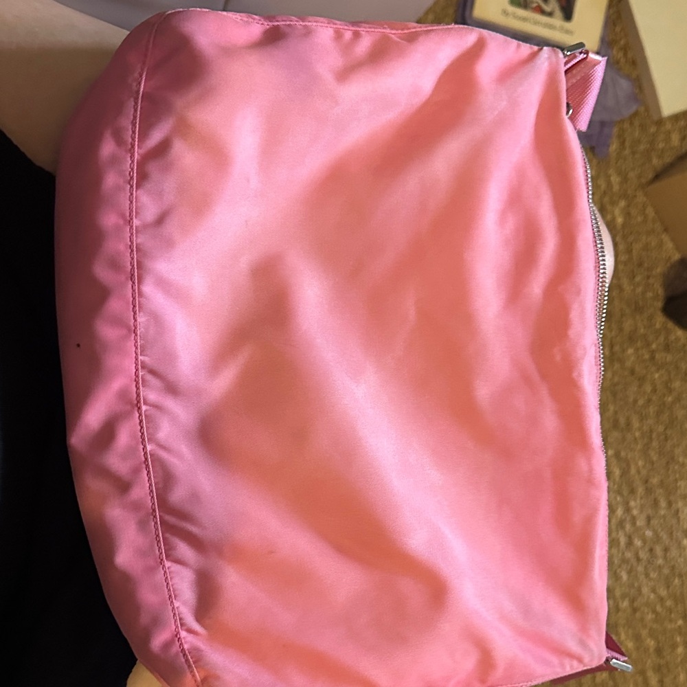 Prada Pink Nylon Shoulder Bag - Picture 9 of 13